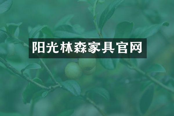 阳光林森家具官网