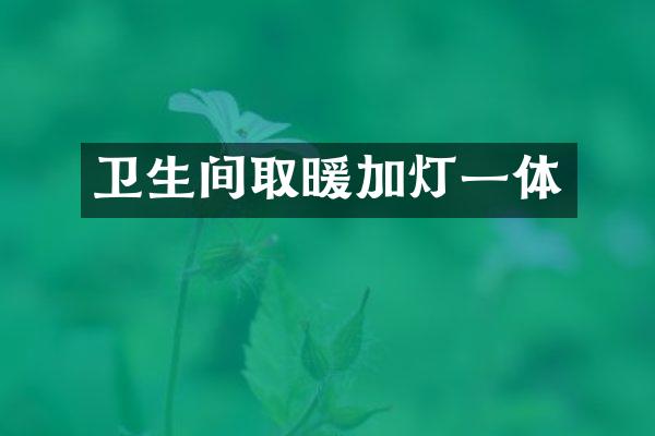 卫生间取暖加灯一体