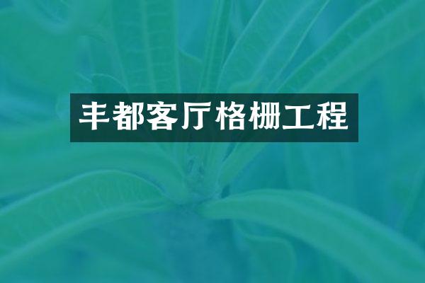丰都客厅格栅工程