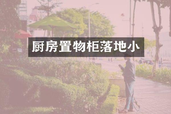 厨房置物柜落地小