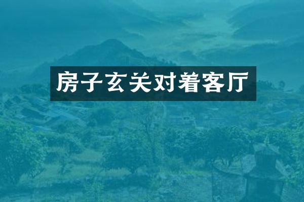 房子玄关对着客厅