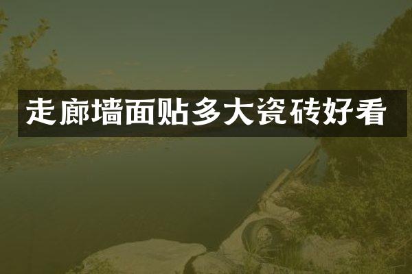 走廊墙面贴多大瓷砖好看