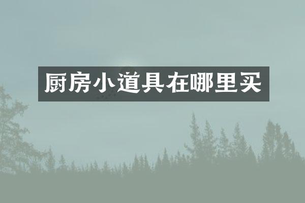 厨房小道具在哪里买