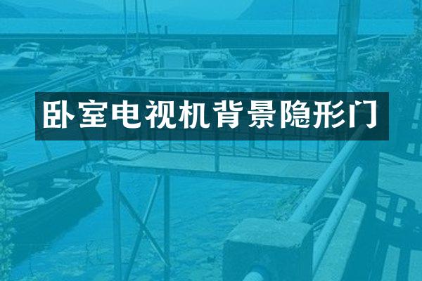 卧室电视机背景隐形门
