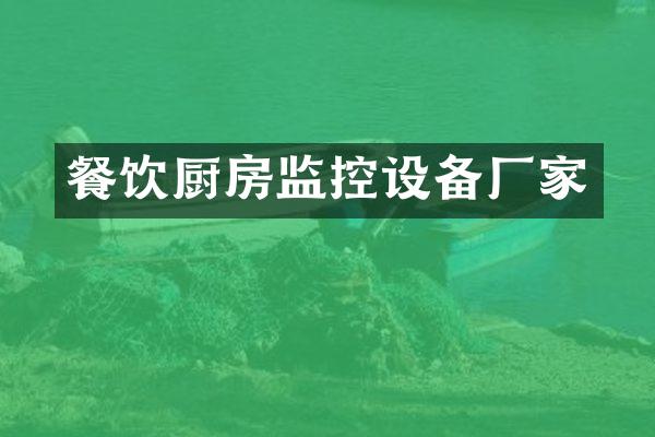 餐饮厨房监控设备厂家