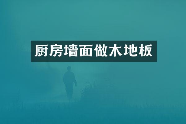 厨房墙面做木地板