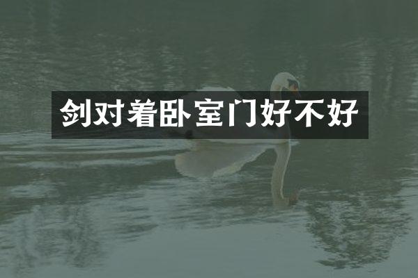 剑对着卧室门好不好