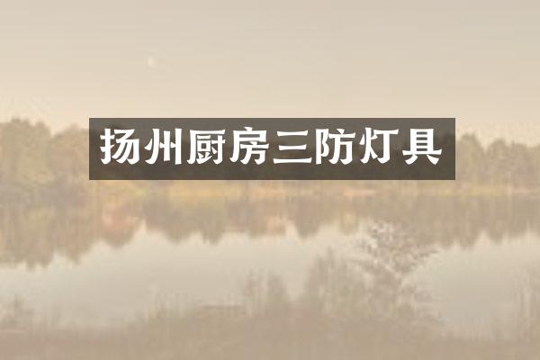 扬州厨房三防灯具