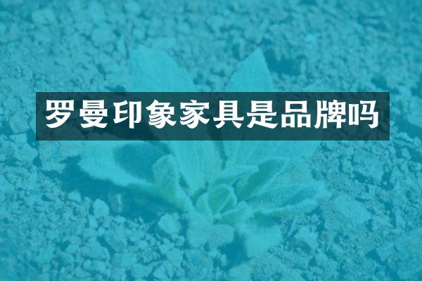 罗曼印象家具是品牌吗