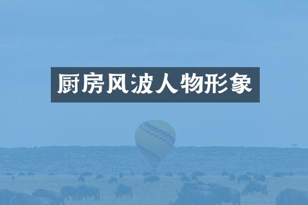厨房风波人物形象