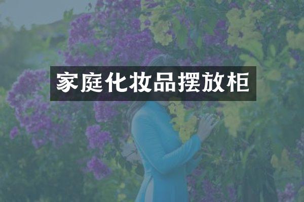家庭化妆品摆放柜