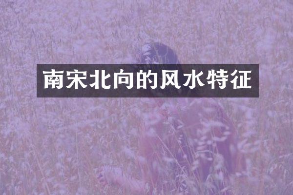 南宋北向的风水特征
