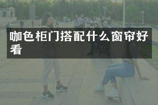 咖色柜门搭配什么窗帘好看