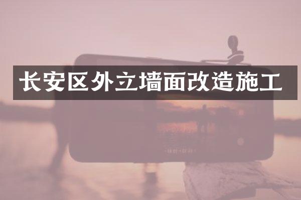 长安区外立墙面改造施工