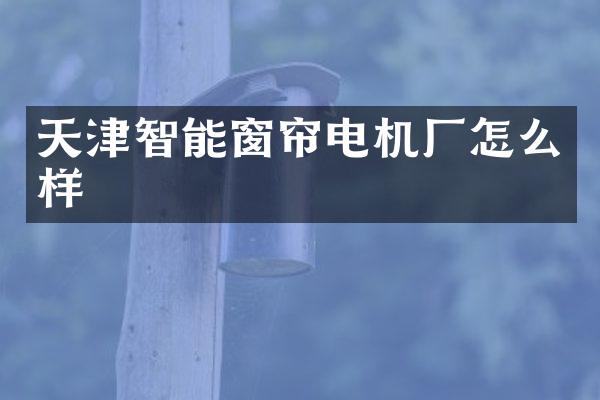 天津智能窗帘电机厂怎么样