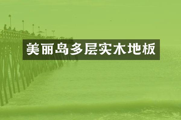 美丽岛多层实木地板