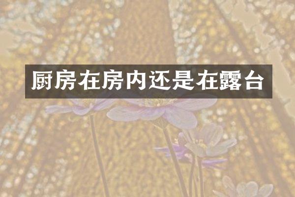 厨房在房内还是在露台