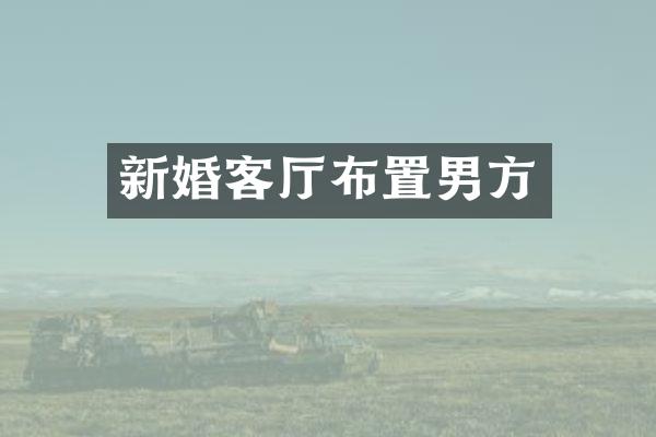 新婚客厅布置男方