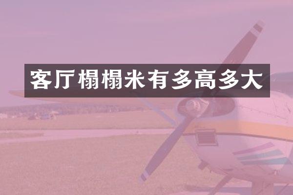 客厅榻榻米有多高多大