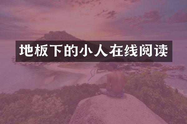 地板下的小人在线阅读