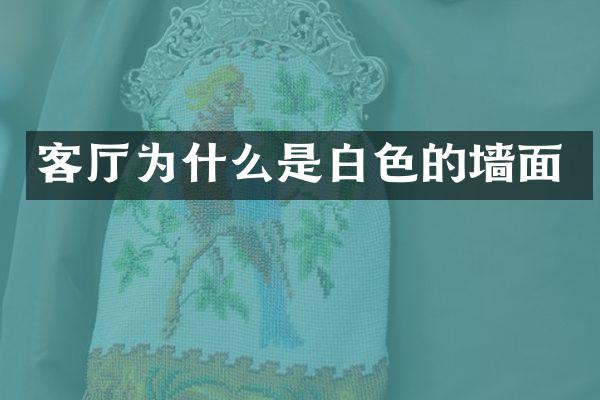 客厅为什么是白色的墙面