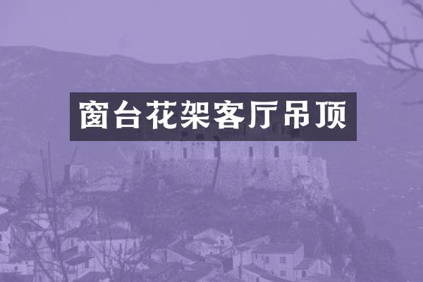 窗台花架客厅吊顶