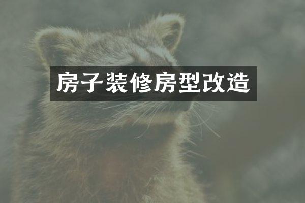 房子装修房型改造