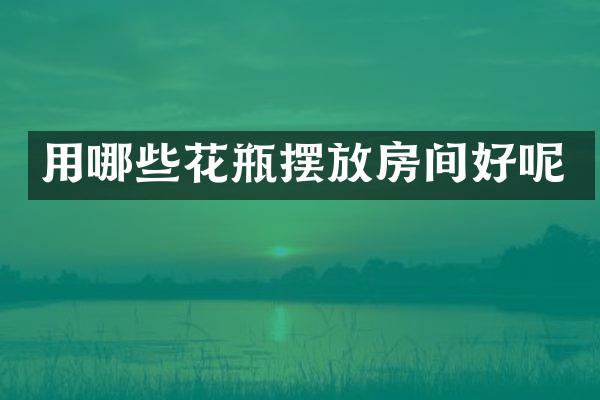用哪些花瓶摆放房间好呢