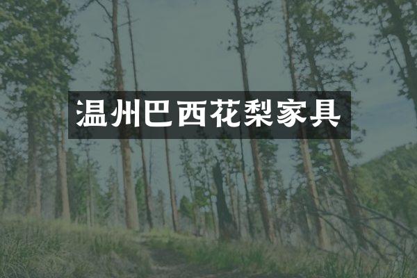 温州巴西花梨家具