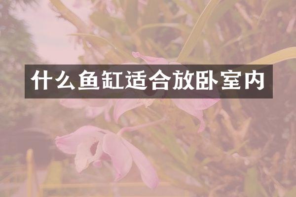 什么鱼缸适合放卧室内
